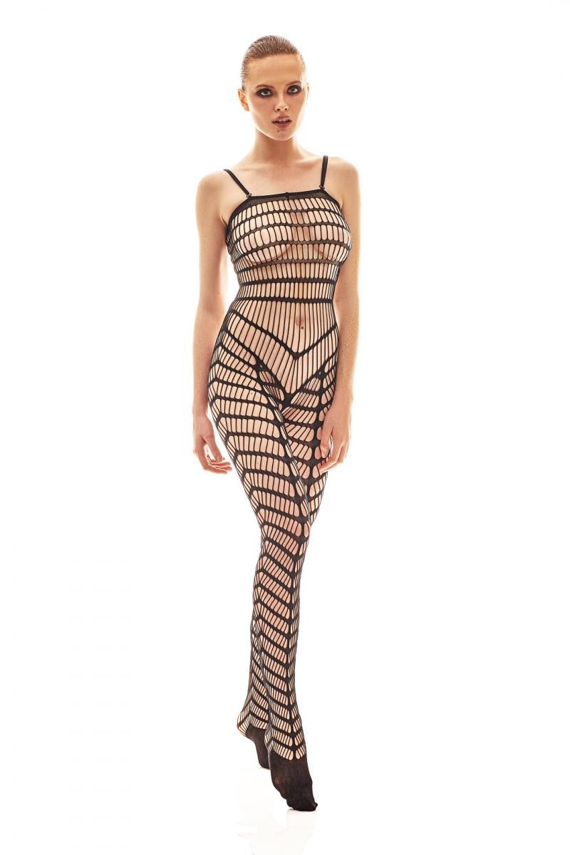 schwarzes Bodystocking AA052197 von Anais Apparel Luxury Lingerie schwarzes Bodystocking AA052197 von Anais Apparel Luxury Lingerie